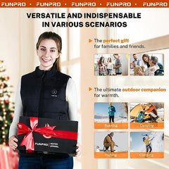 Funpro women's composite heated vest (without battery)