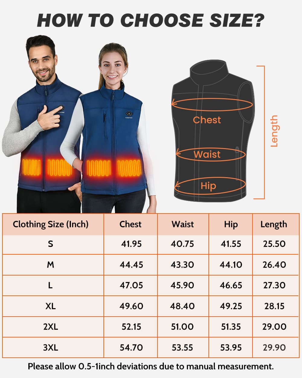 Funpro women's composite heated vest (without battery)